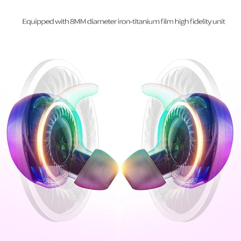 Беспроводные Bluetooth 5 0 наушники TWS Hi Fi стереонаушники водонепроницаемые