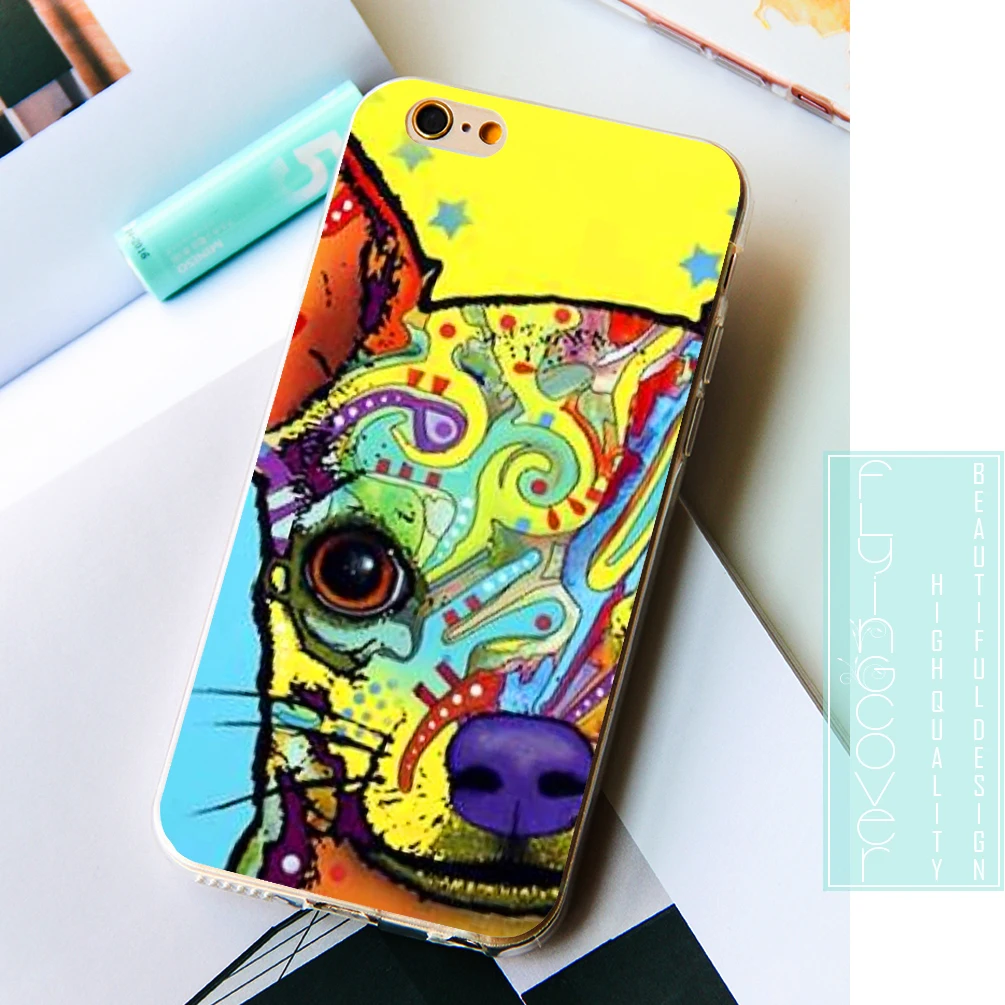 Coque собака породы чихуахуа прозрачные мягкие силиконовые чехлы для телефонов iPhone