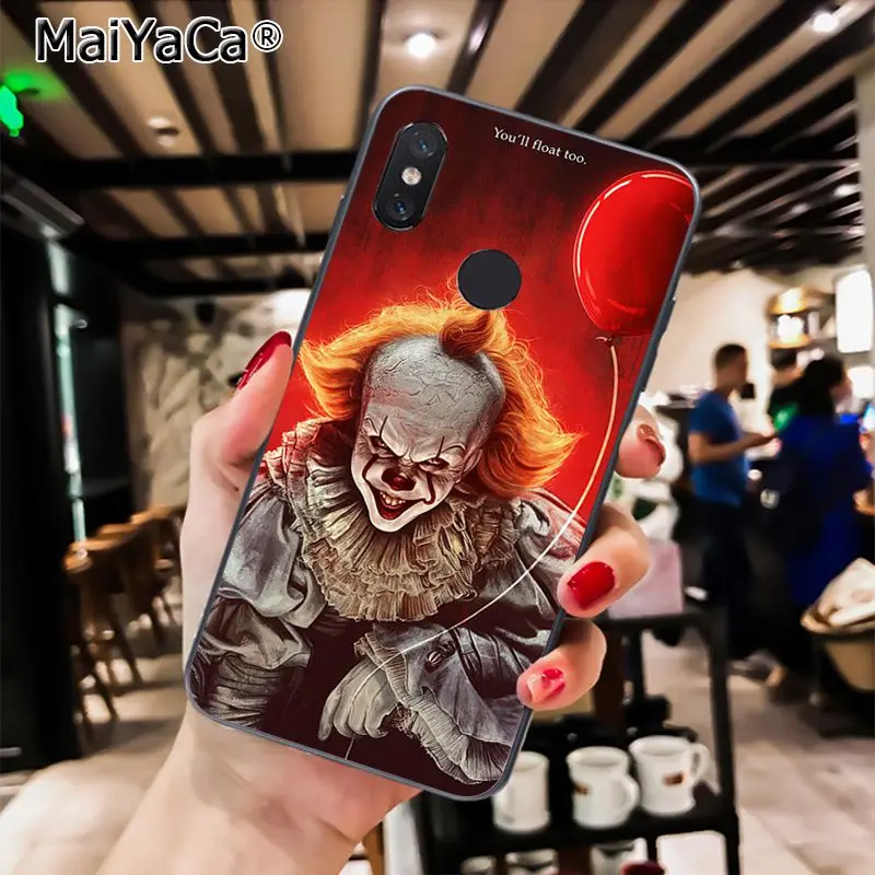 MaiYaCa клоун поплавок его с забавным мультяшным пленка, чехол для телефона для Xiaomi Redmi8 4X 6A S2 7A 5A Redmi 5 5Plus Note5 7 Note8pro