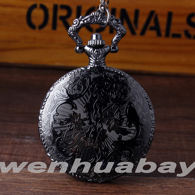 2015 New Soviet Sickle hammer cepn n monot Style Quartz Pocket Watch Men women Vintage Black Pendant Men's Women's Gifts P341 |