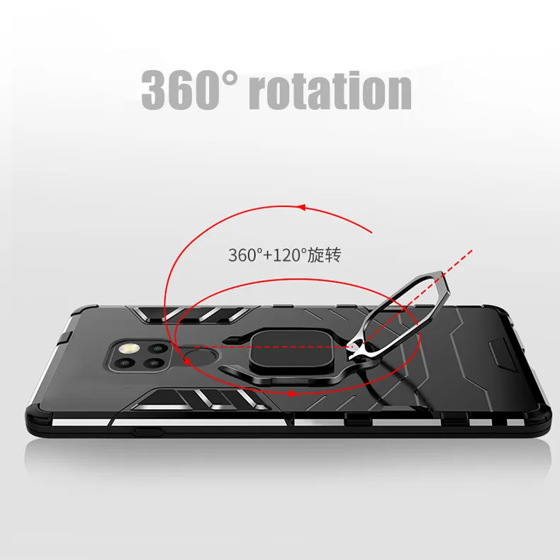 KEYSION чехол для телефона для huawei mate 20 Pro P30 Lite P20 Гибридный Жесткий ПК ТПУ Силиконовый противоударный чехол для Y6 Y7 Y9 P Smart