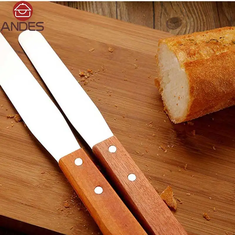 Кухня gadgets3 шт 6 8 10 дюймов нержавеющая сталь масло нож для кремового торта шпатель