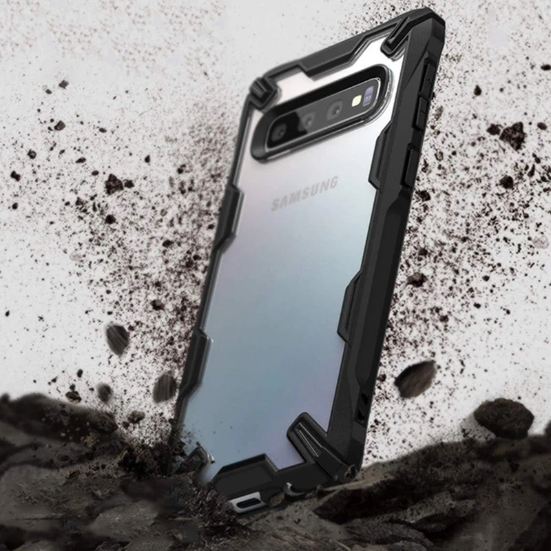 Роскошные Гибридный армированный противоударный бампер на для samsung Galaxy S10 S9 плюс