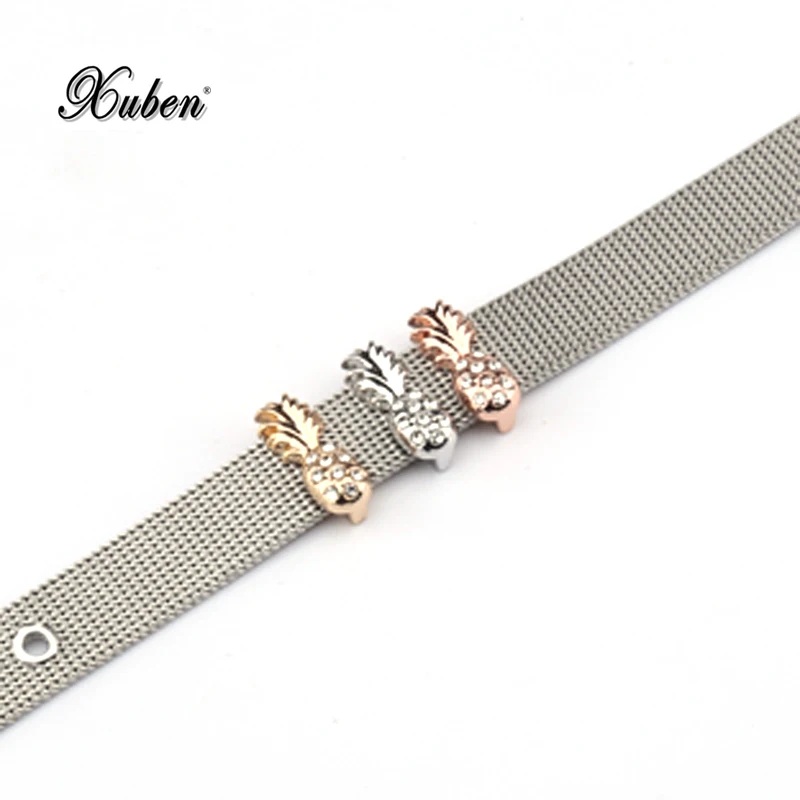 XUBEN DIY ананас слайды Подвески подходят на Keer браслет ключи для браслета