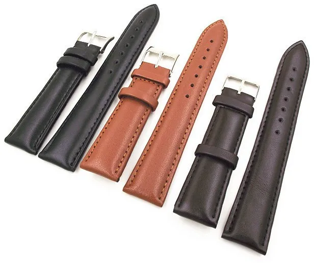3 шт./лот высококачественный ремешок из натуральной кожи для часов 18 мм Запчасти