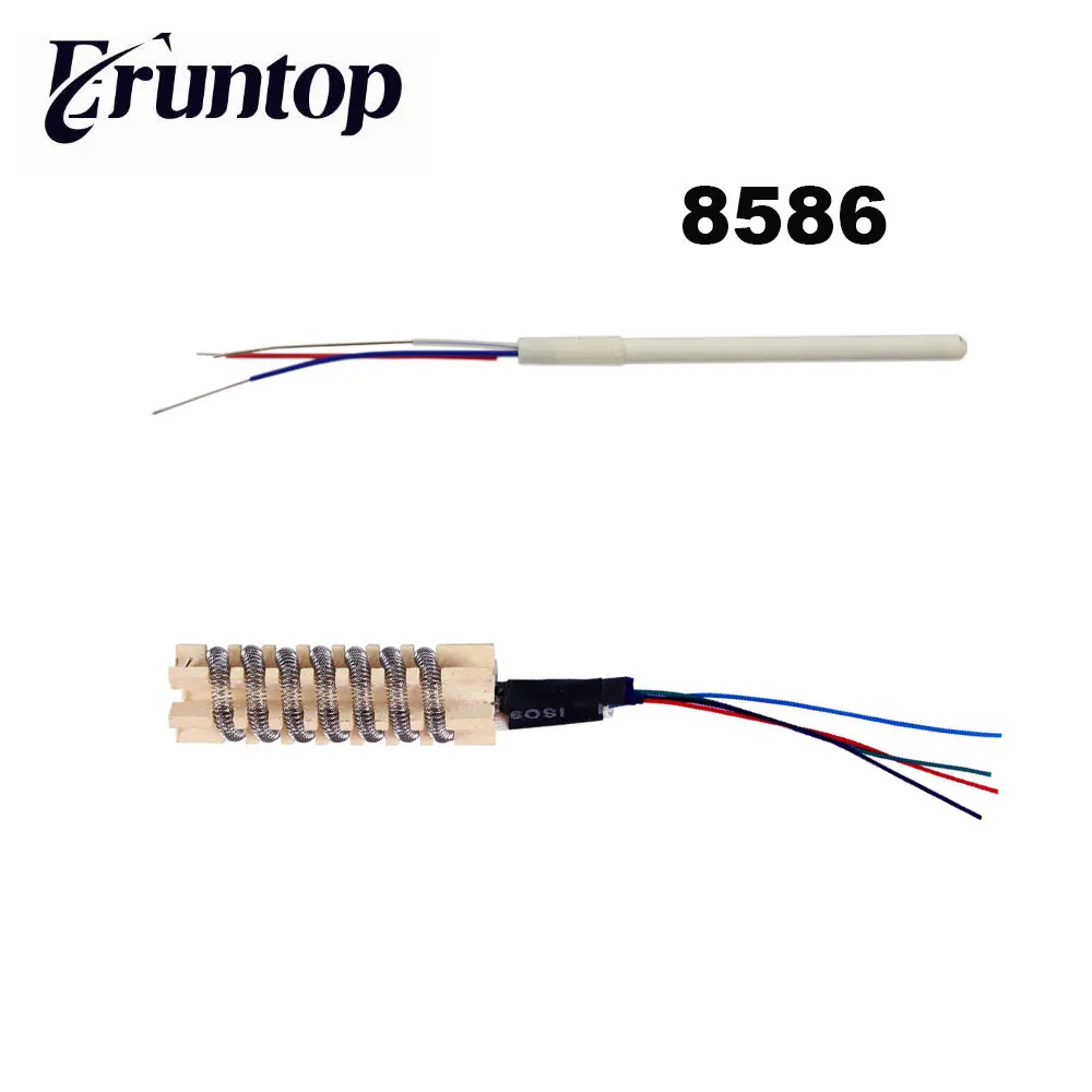 Нагреватель для паяльника 8586 Eruntop 858D + 1 шт. нагревательный элемент термофена|heater