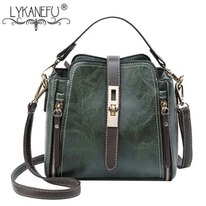 Женская сумка LYKANEFU, кожаные сумки, наплечная сумка из искусственной кожи, маленькие сумки через плечо с клапаном для женщин, сумки-мессенджеры, дизайнерская сумка-тоут