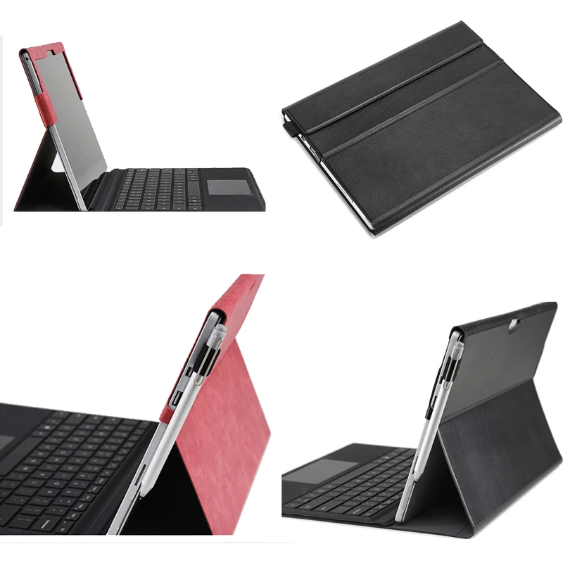 Чехол книжка для Microsoft Surface Pro 3 многоугольный чехол подставка Водонепроницаемый