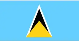 

Saint Lucia Flags Wholesale Lot of 10 PCS National Polyester Banner150* 90cm 3ft x 5ft All over the world outdoor