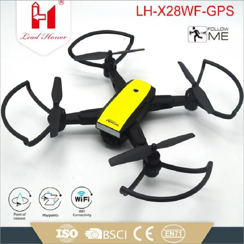 2018 Дрон GPS Wifi FPV Follow Me пульт дистанционного управления RC 720P 1080P регулируемая камера