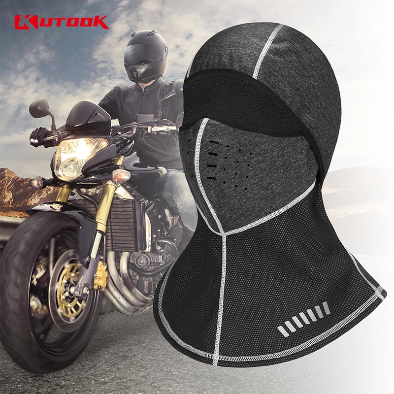 Kutake зимняя теплая велосипедная полумаска для лица мотоциклетная крышка маска с