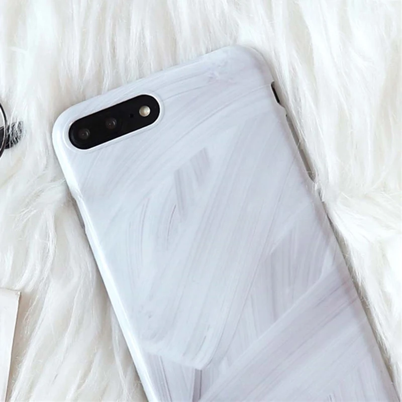 Простой художественный чехол LACK с геометрическим рисунком для телефона iphone 7 6 6S 8