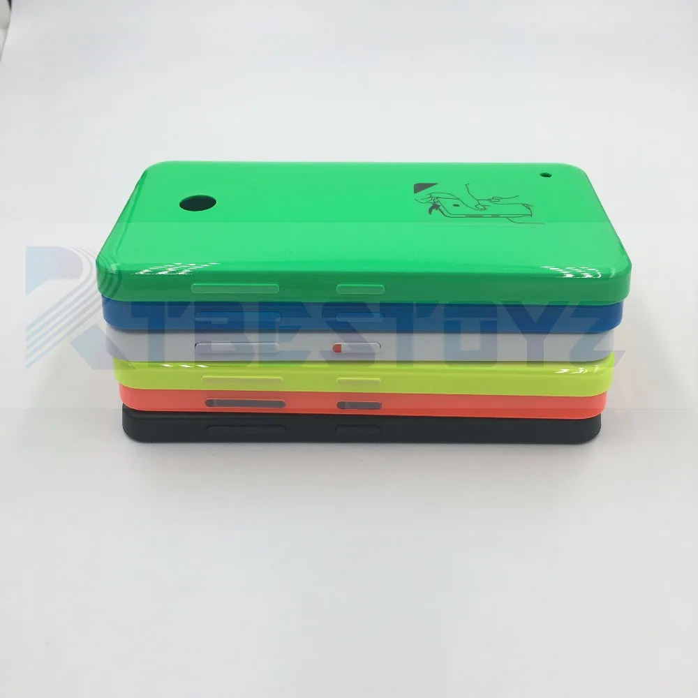 RTBESTOYZ задняя крышка чехол для Nokia Lumia 630 корпус батареи Замена lumia с боковой кнопкой