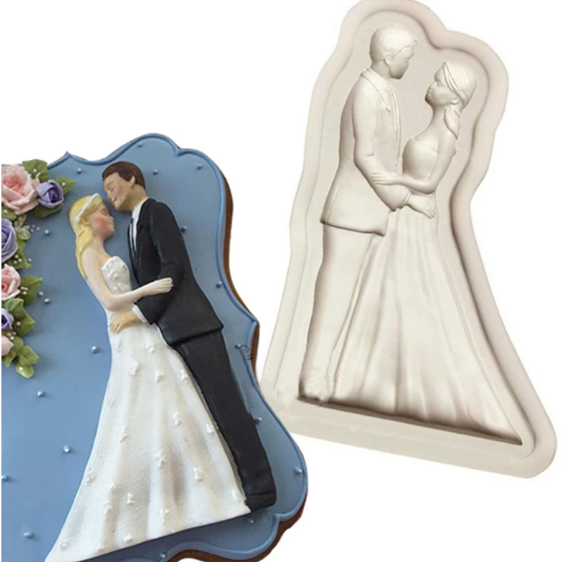 Свадебная обувь для невесты тема модель силиконовая форма печенья Fondant (сахарная)