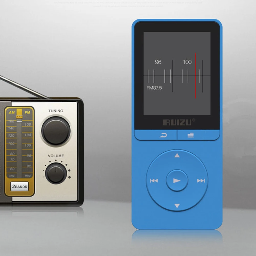 Mp3 плеер RUIZU X20 с экраном 1 8 дюйма ГБ ОЗУ легкий спортивный мини MP3 FM радио