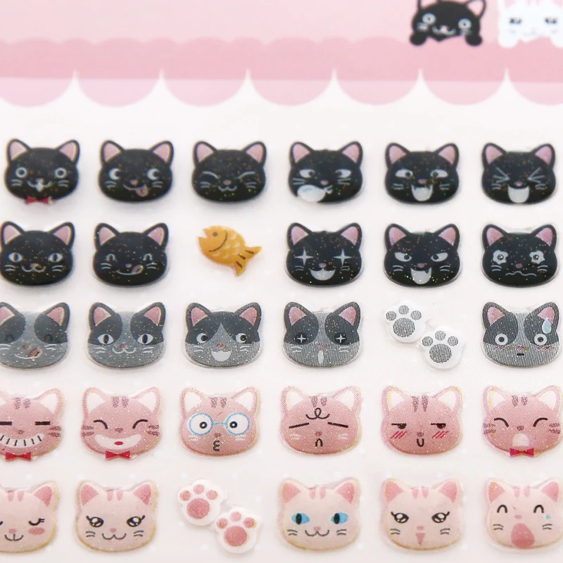 252 шт./лот самоклеящиеся Стикеры из эпоксидной смолы для скрапбукинга поделок