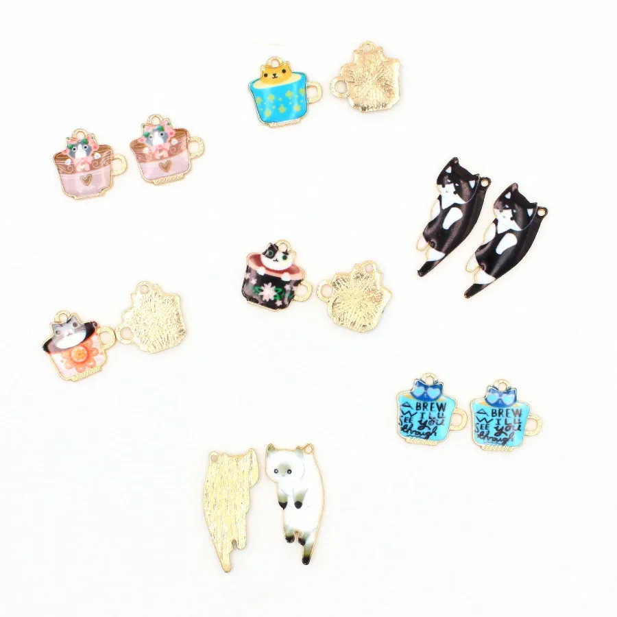 10 шт. японские и корейские чайные чашки с мультяшным рисунком|Шармы| |