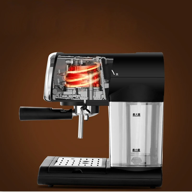 Espresso Coffee Machine Semi-automatic Coffee Maker Cappuccino Moka Milk Frother Foamer High-pressure 20BAR