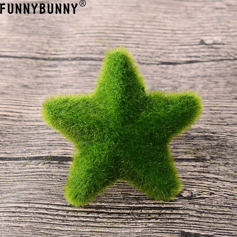 FUNNYBUNNY 1 шт. искусственный декор моховые шары в горшке поддельные травы растения
