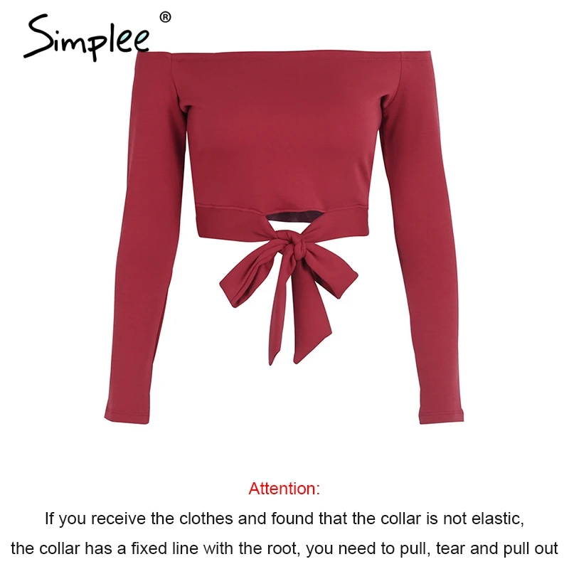 Женская белая рубашка Simplee с открытыми плечами привлекательная повседневная