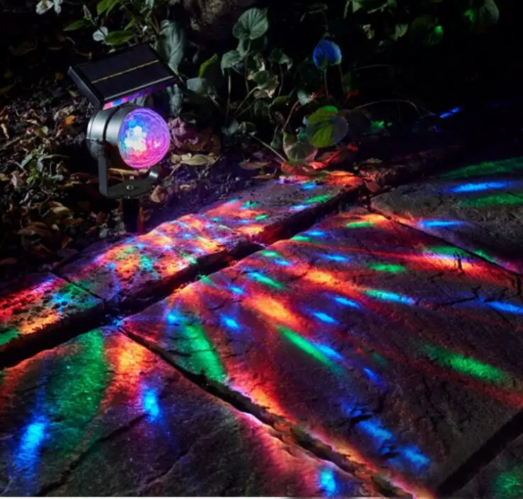 Солнечная панель светодиодный светильник Точечный пейзаж Сад Двор Путь лужайка