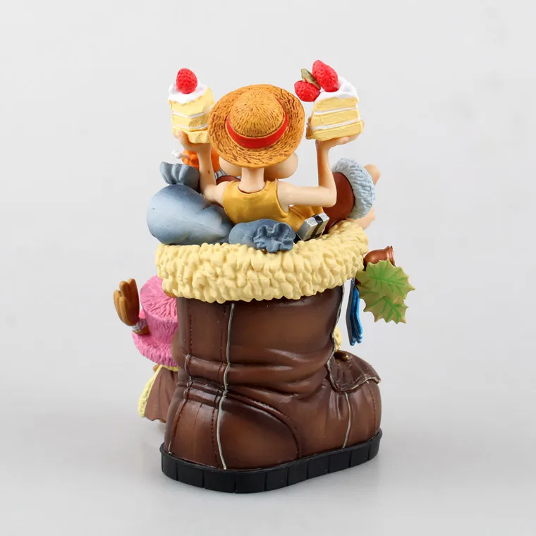 1 Pcs Japanese Anime One Piece Monkey D Luffy Chopper Christmas Shoes 11 CM PVC Action Figure Collectible Model Toys Gift Kids | Игрушки и