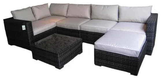 Самый быстрый срок поставки Роскошная тростниковая мебель для дивана из