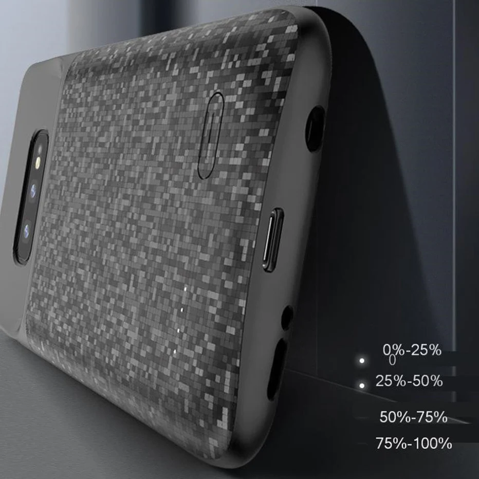 Vogek 5000 мАч зарядное устройство чехол для Samsung Galaxy S10 Plus внешний портативный