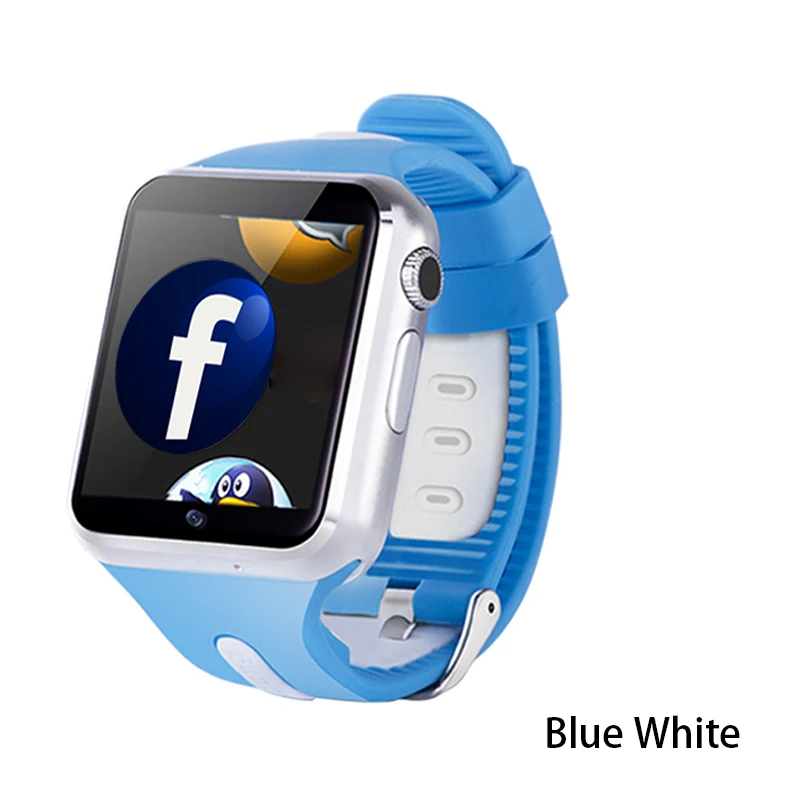 ITORMIS Android Bluetooth Смарт часы Поддержка Wi-Fi 3g WhatsApp Facebook сети SIM TF карты телефон смарт часы для мужчин женщин детей - Цвет: Blue White