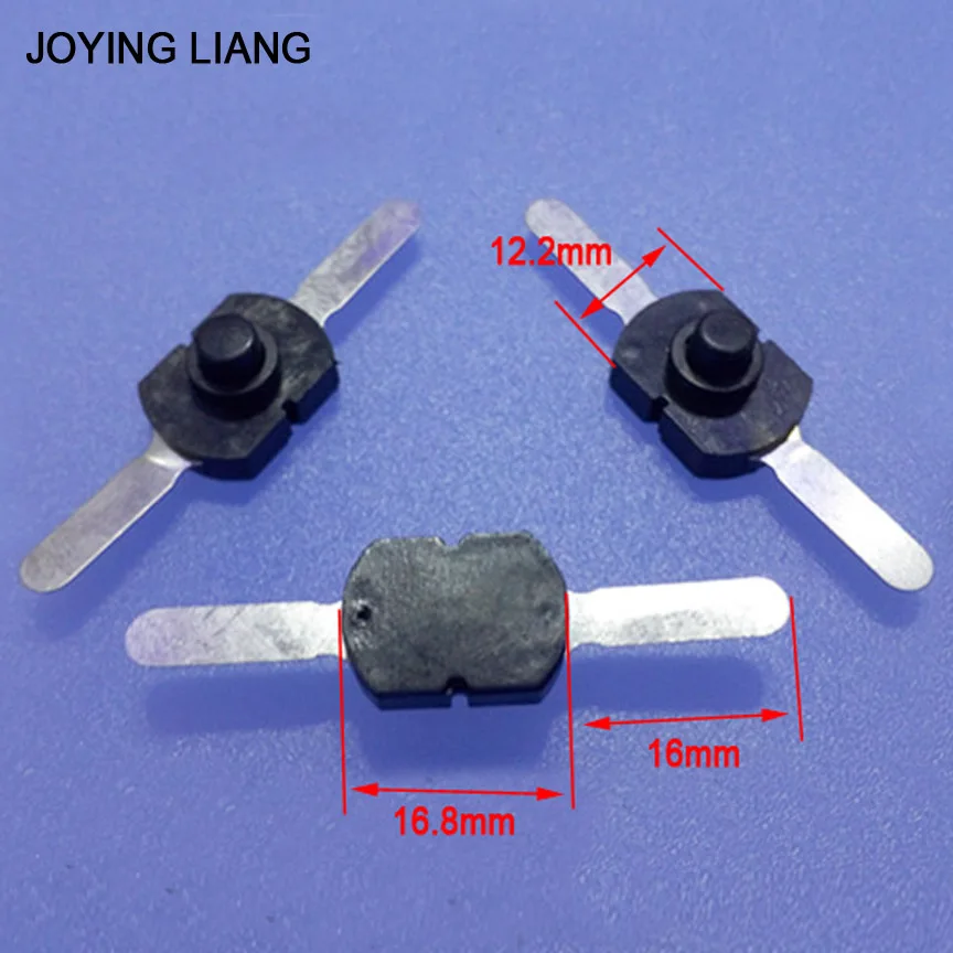 3 шт./лот переключатель фонарика Электрический фонарь хвост/средняя часть 16 мм