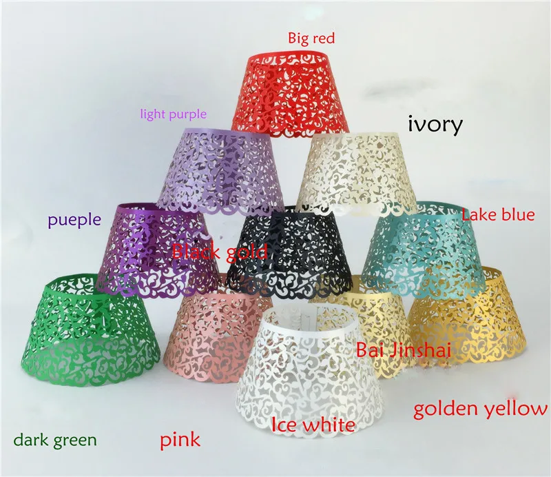 50 шт. в партии Хэллоуин кружевные лазерные бумажные стаканчики для кексов