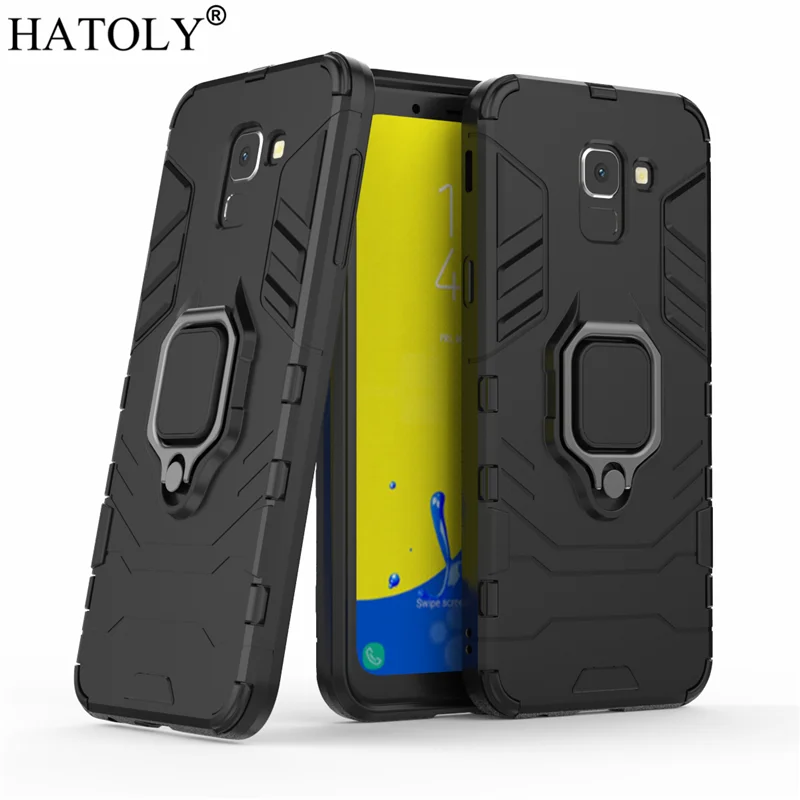 Чехол HATOLY для Samsung Galaxy J6 2018 чехол с магнитным кольцом на присоске Чехлы