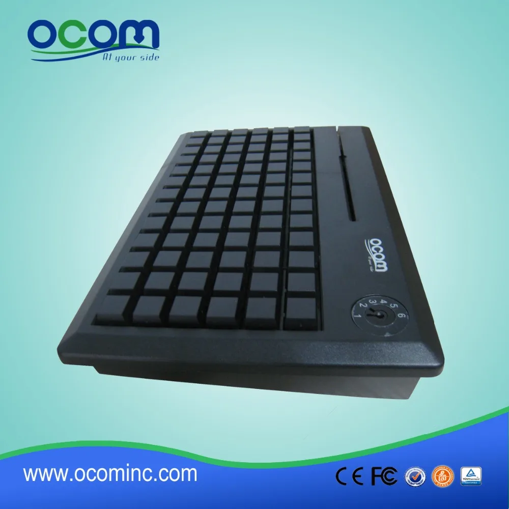 KB78 (PS2 + MSR): 78 Ключи программируемая клавиатура с 1/2/3 трека card reader|programmable keyboard|keyboard