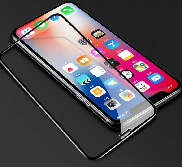 30 шт. 2018 Новое закаленное стекло с полным покрытием для iPhone XS X Plus 6 5 1 8 Защитная