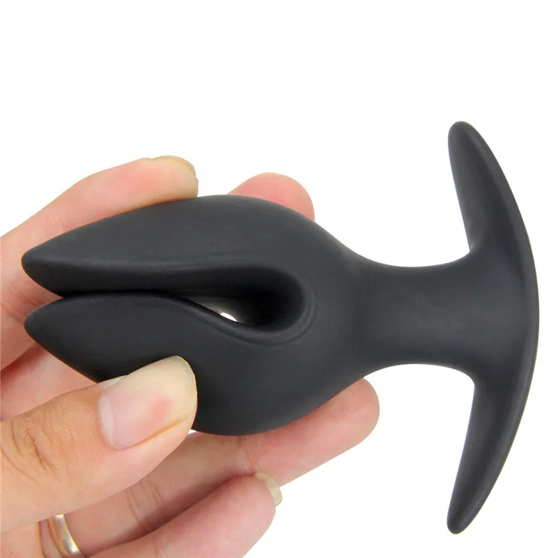 Adult Products Black Silicone Anus Dilator Butt Plug Expander Stimulator Huge Big Anal Stopper Sex Toy Ass | Красота и здоровье