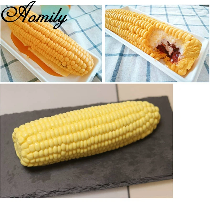 Aomily Креативные 3D силиконовые формы Кукуруза сделай сам для помадки шоколада