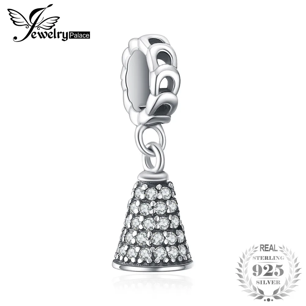 JewelryPalace Рождество любовь колокольчик кубического циркония 925 пробы Серебряный