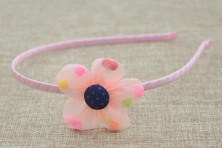 

New Sweet girls beautiful Chiffon princess flowers hairband headpieces accessories Tiara for childrens Headwear