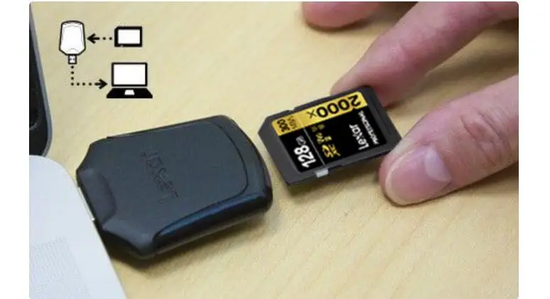 Кардридер Lexar USB3.0 SDHC SDXC высокоскоростной кардридер USB 3 0 UHSII для 2000x внешний черный