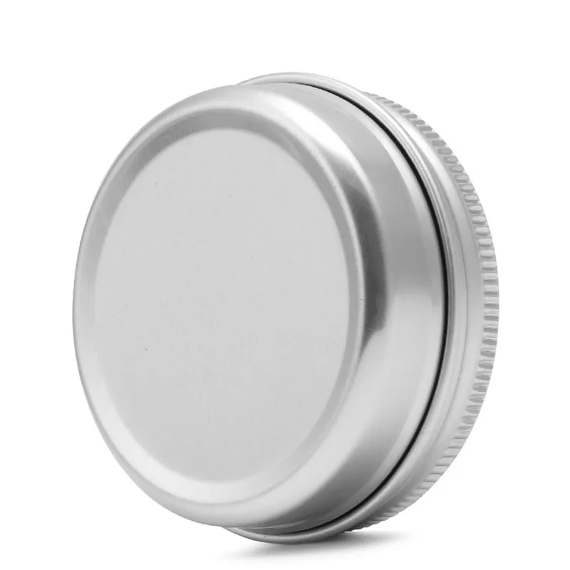 

200ML Durable Aluminum Cosmetic Pot Lip Balm Jar Containers Oil Wax Empty New