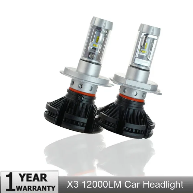 PAMPSEE 2 шт. 9005 HB3 9006 HB4 H11 H4 H7 Led H1 Автомобильная фара 50 Вт 6000LM IP67 Лампа все в одном CSP