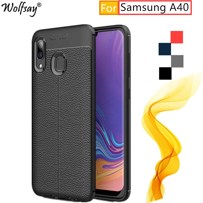 Чехол для Samsung Galaxy A40 стильный прочный силиконовый чехол-бампер A50 A70 чехол |