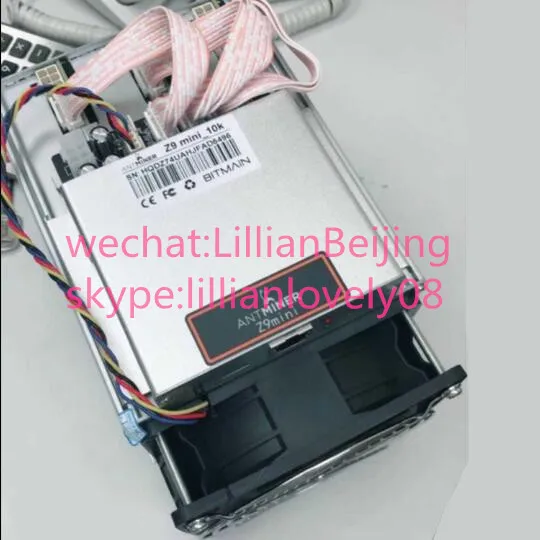 Майнер AntMiner Z9 mini с блоком питания устройство для майнинга PSU 10k sol/s Equihash ZEN ZEC BTG bitmain