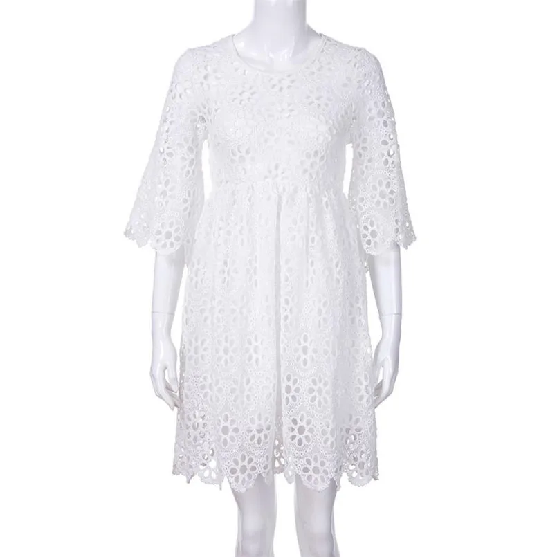 2018 элегантное платье белое для мамы и дочки кружевное семейная одежда платья с