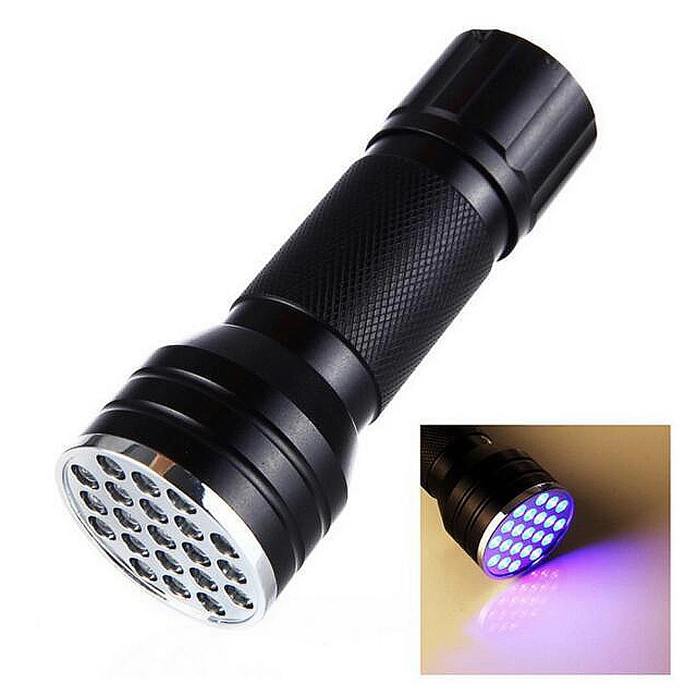 Мини Портативный УФ ультрафиолетовый 21 светодиодный вспышка светильник