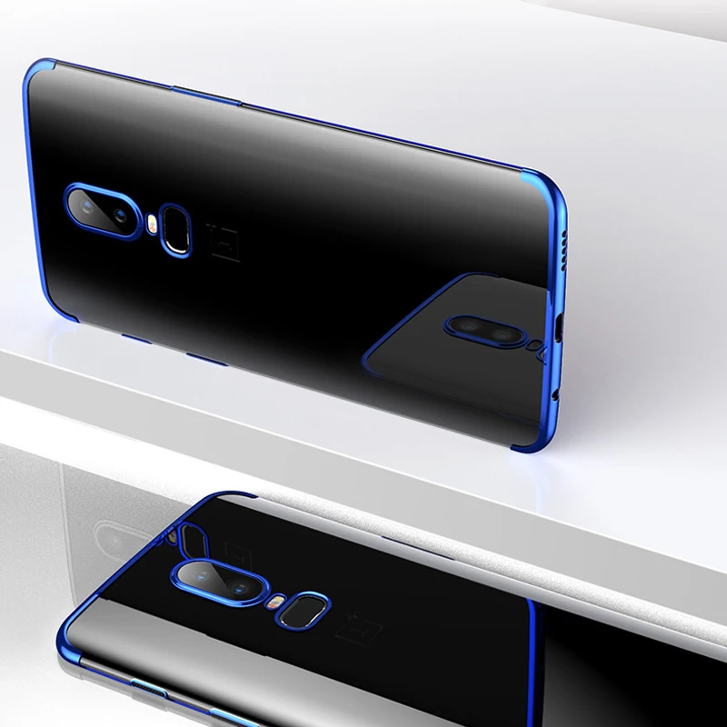 Oneplus6t прозрачный чехол с покрытием для OnePlus 6t 6 мягкий силиконовый Oneplus6 One Plus 1 + t