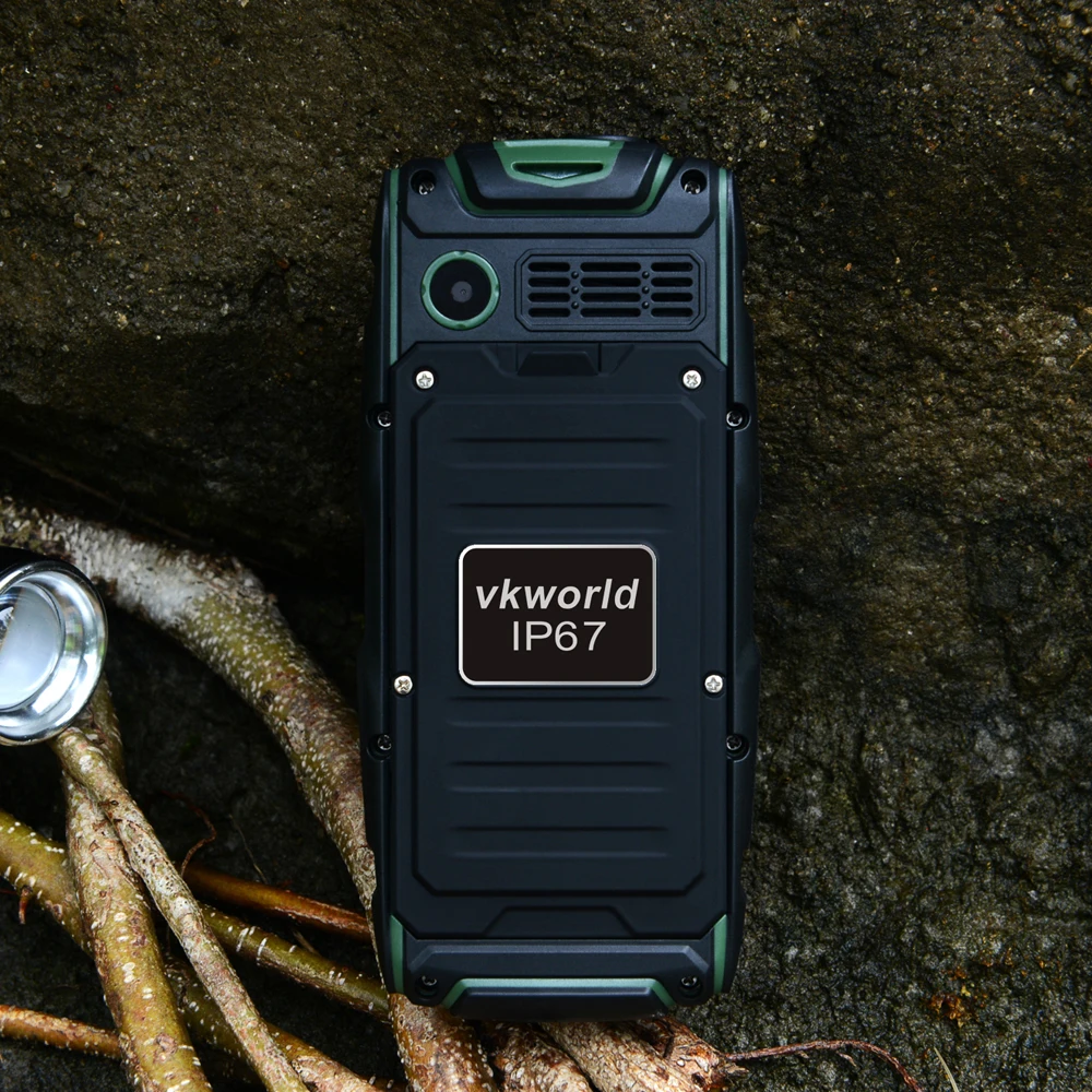VKworld Stone V3 2.4'' Waterproof Phone IP67 Dustproof Shockproof Dual Sim Card Mobile 5200Mah Battery Russian Keyboard | Мобильные