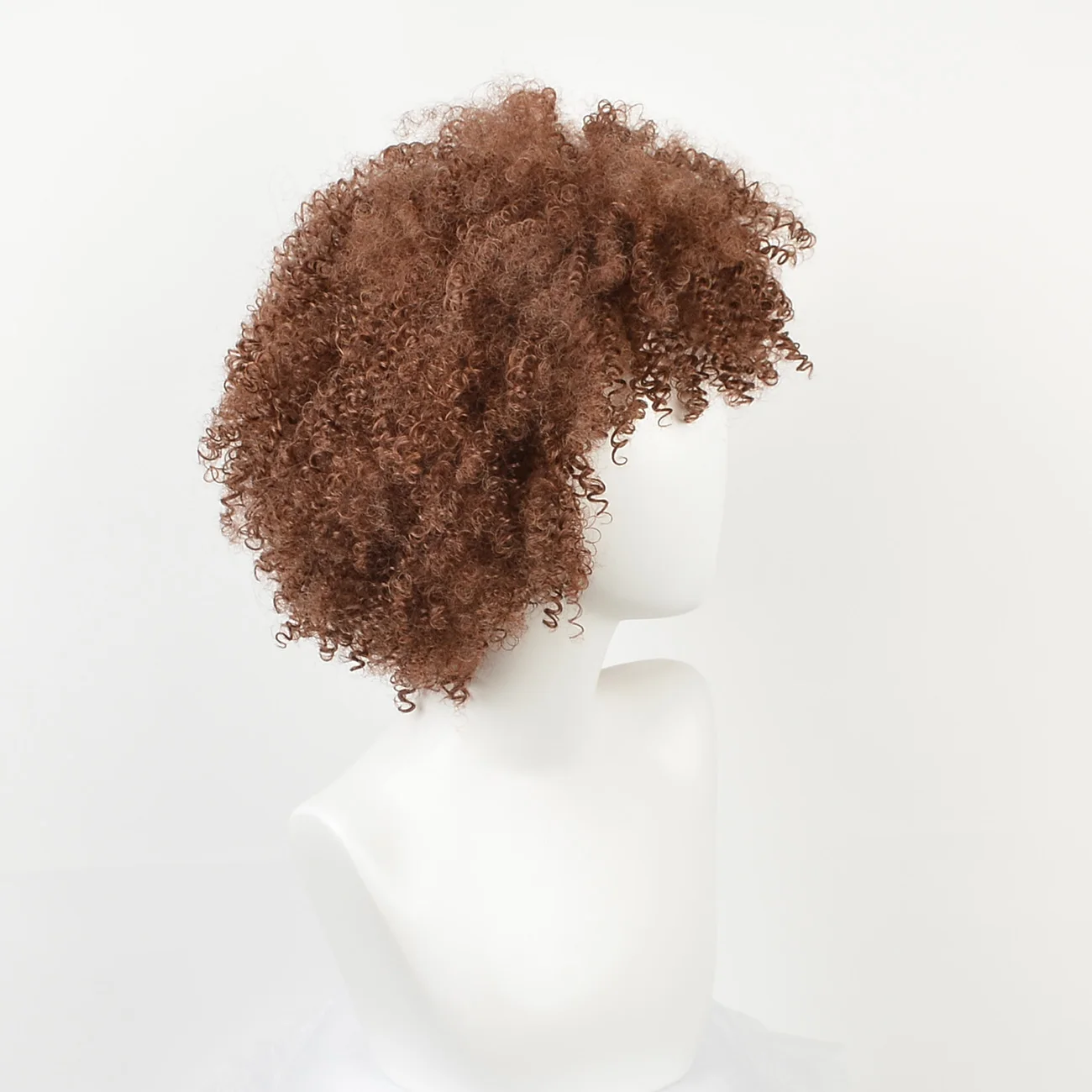 Синтетические парики Короткие вьющиеся волосы для женщин стиль волос низкая