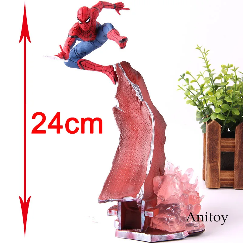 Marvel Comics Super Heros Человек-паук 1/10 статуя коллекция фигурок Spriderman фигурка модель игрушки
