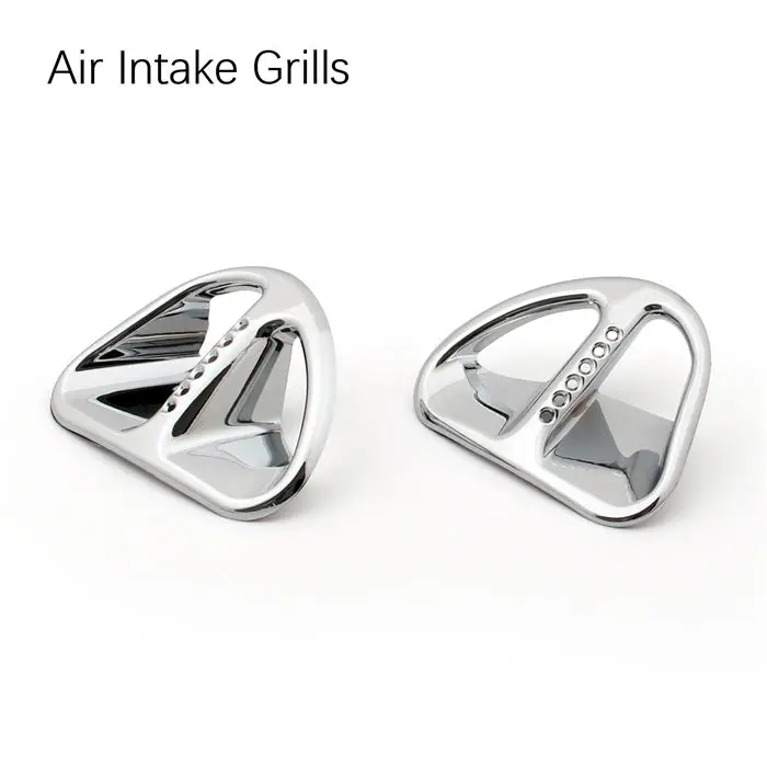 Air Intake Grills Artudatech хромированный обтекатель для Goldwing наборы для Honda GL1800 2001-2011 зеркальный задний акцент наконечник крыла аксессуары - Цвет: Air Intake Grills